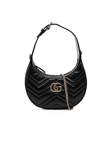 Gucci Mini GG Marmont Half Moon Bag (view 1)