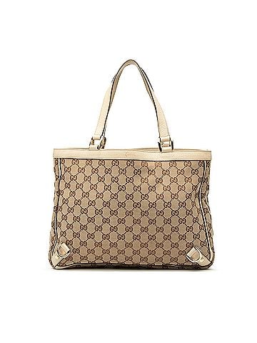 Gucci GG Canvas Abbey D Ring Tote (view 1)