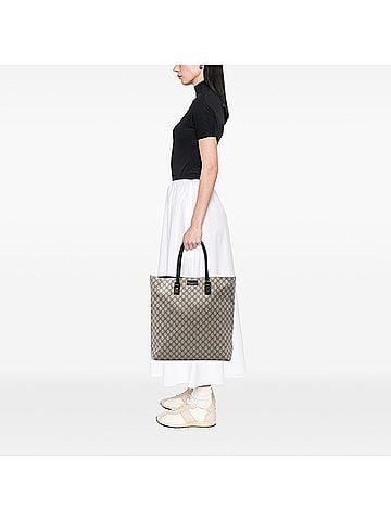 Gucci Extra Large GG Supreme Vertical Tote (view 2)