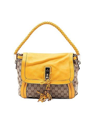 Gucci GG Canvas Bella Flap Satchel (view 1)