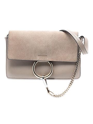 Chloé Small Suede and Calfskin Faye Crossbody (view 1)