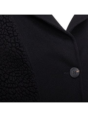 Christian Dior Dior cashmere teddy textured pocketed coat (view 2)