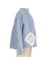 Sea New York Stripes Blue White Button-Down Shirt Size XS - photo 3