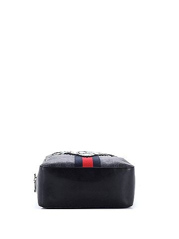 Gucci Angry Cat Web Backpack GG Coated Canvas with Applique Medium (view 2)