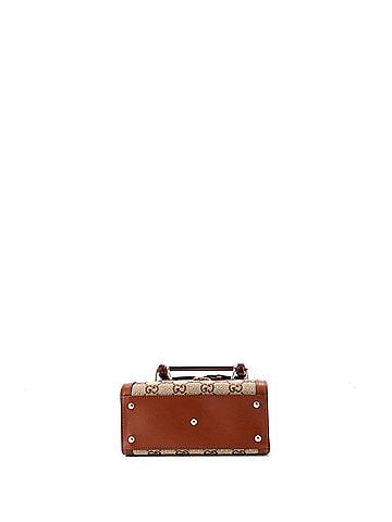 Gucci Diana NM Bamboo Handle Tote Crystal Embellished GG Canvas Mini (view 2)