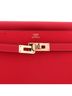 Hermès 100% Leather Red Kelly Wallet Epsom Long One size - photo 6