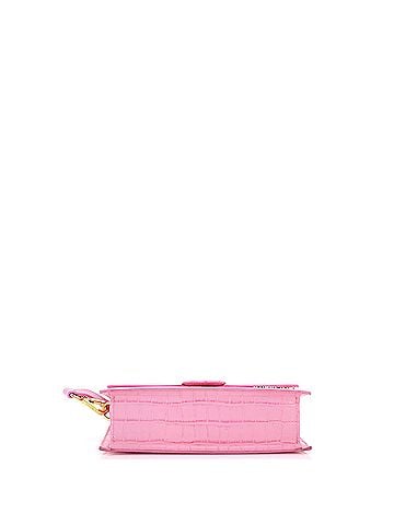Jacquemus Le Grand Bambino Flap Bag Crocodile Embossed Leather (view 2)