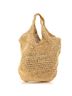 Prada 100% Raffia Tan Triangle Logo Bucket Tote Raffia Small One size - photo 4
