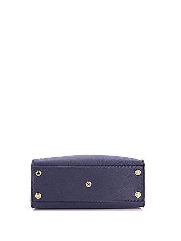 Louis Vuitton On My Side Tote Leather with Monogram Canvas MM (view 2)