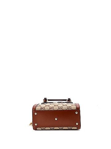 Gucci Diana NM Bamboo Handle Tote Crystal Embellished GG Canvas Mini (view 2)