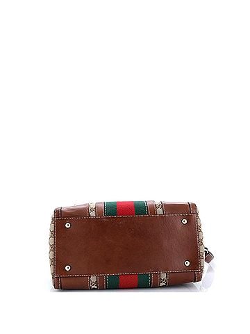 Gucci Vintage Bee Web Boston Bag GG Canvas Medium (view 2)