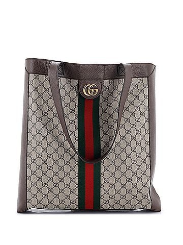 Gucci Ophidia Soft Open Tote GG Coated Canvas Large (view 1)