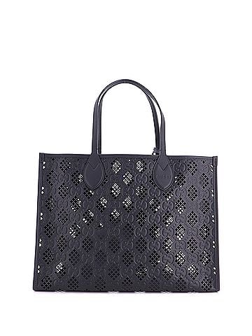 Gucci Convertible Tote GG Debossed Laser Cut Leather Medium (view 2)