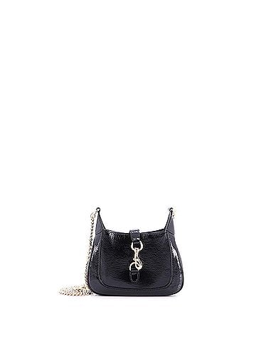 Gucci Jackie Notte Chain Hobo Patent Mini (view 1)