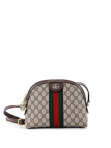 Gucci Ophidia Dome Shoulder Bag GG Coated Canvas Small (view 1)
