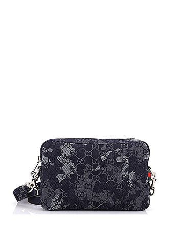 Gucci Convertible Crossbody Bag Camouflage GG Denim (view 1)