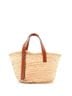 Loewe 100% Raffia Tan Brown Basket Tote Raffia Medium One size - photo 4