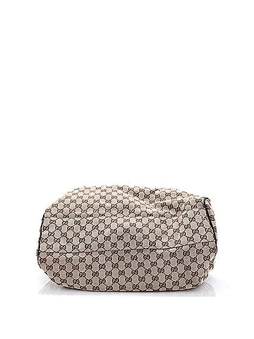 Gucci Sukey Tote GG Canvas with Leather Large (view 2)