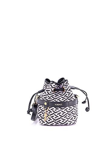 Versace La Greca Bucket Bag Printed Coated Canvas Mini (view 1)