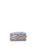 Christian Dior 100% Leather Blue Tan Lady Dior Bag Cannage Woven Leather with Python Medium One size - photo 5