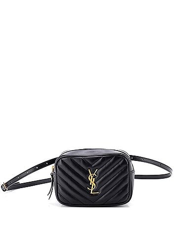 Saint Laurent Lou Belt Bag Matelasse Chevron Leather (view 1)