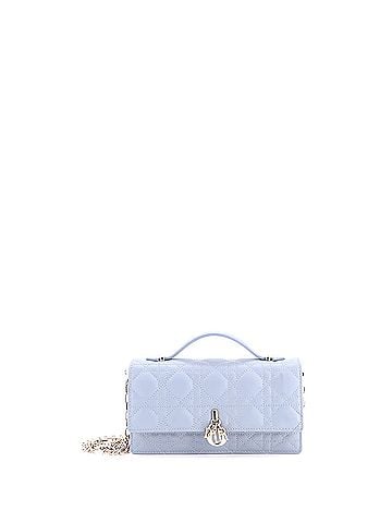Christian Dior My Dior Top Handle Flap Bag Cannage Quilt Lambskin Mini (view 1)