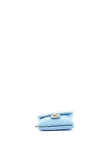 Chanel Pick Me Up Logo Chain Belt Bag Quilted Caviar (view 2)