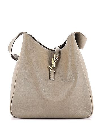 Saint Laurent Le 5 a 7 Supple Hobo Leather Large (view 1)