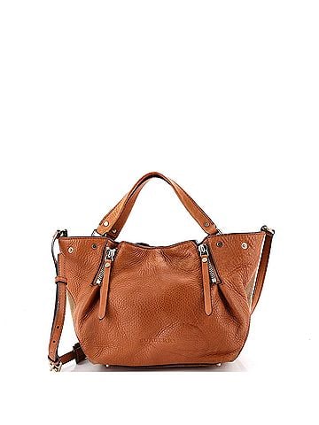 Burberry Maidstone Tote Leather and House Check Canvas Medium (view 1)