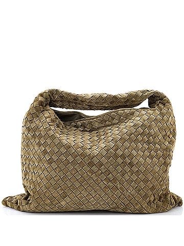 Bottega Veneta Hop Hobo Intrecciato Suede Large (view 1)