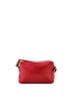 Prada 100% Leather Red Double Zip Camera Bag Vitello Phenix Medium One size - photo 4