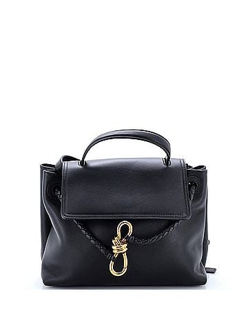 Bottega Veneta Ciao Ciao Top Handle Bag Leather with Intrecciato Detail Small (view 1)