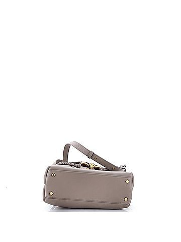 Bottega Veneta Ciao Ciao Top Handle Bag Leather with Intrecciato Detail Small (view 2)