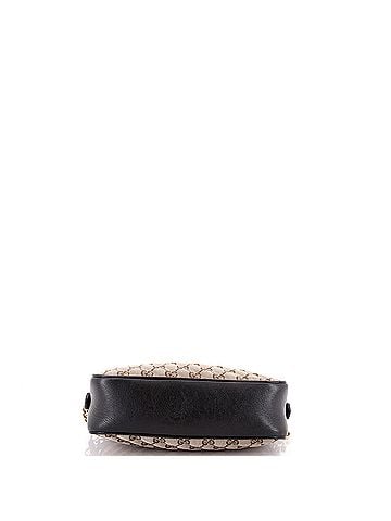 Gucci GG Marmont Shoulder Bag Diagonal Quilted GG Canvas with Leather Small (view 2)