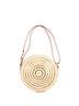 Saint Laurent 100% Raffia Tan Monogram Round Camera Bag Raffia One size - photo 4
