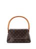 Louis Vuitton 100% Coatead Canvas Brown Looping Handbag Monogram Canvas Mini One size - photo 1