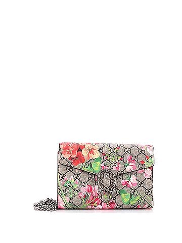 Gucci Dionysus Chain Wallet Blooms Print GG Coated Canvas Small (view 1)