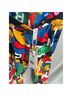 Adidas Floral Graphic Blue Red Leggings Size XS - photo 5