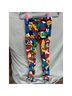 Adidas Floral Graphic Blue Red Leggings Size XS - photo 4