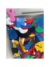Adidas Floral Graphic Blue Red Leggings Size XS - photo 8