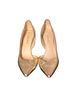 Nine West 100% Leather Gold Heels Size 7 - photo 1