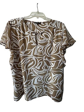 Sara Michelle Sara Michelle  Short Sleeve Blouse (view 1)