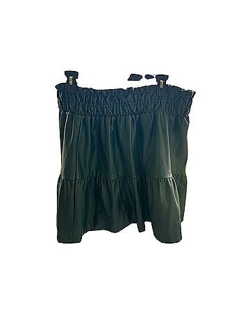 Anthropologie Somerset Faux Leather Skirt (view 2)