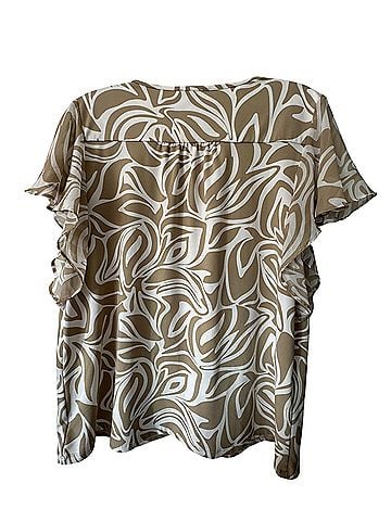 Sara Michelle Sara Michelle  Short Sleeve Blouse (view 2)