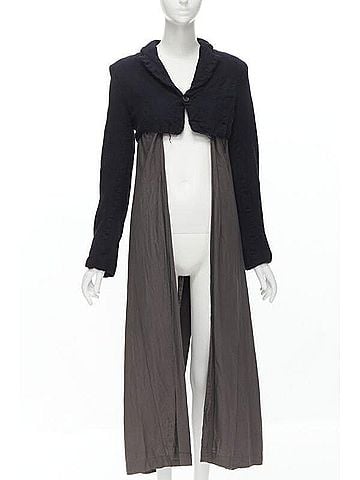 Comme des Garçons Comme Des Garcons shrunken wool duster coat (view 1)