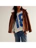 We the Free Print White Blue Long Sleeve Top Size S - photo 8