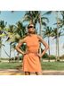 Reformation Orange Jumpsuit Size M - photo 3