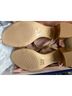 Stuart Weitzman 100% Leather Gold Heels Size EU 40 - photo 8