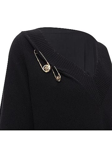 Versace Versace punk Medusa safety pin dress (view 2)
