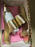 fs/ny 100% Leather Gold Wedges Size 9 1/2 - photo 9
